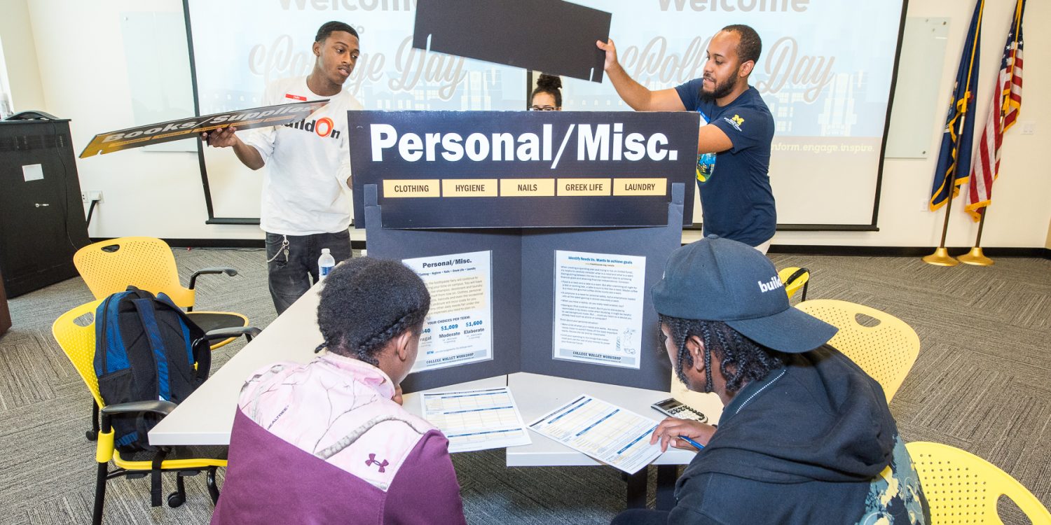 College Day 2019 in the Detroit Center on July 10th conducted by Dyrel Johnson of UMich's Center for Educational Outreach